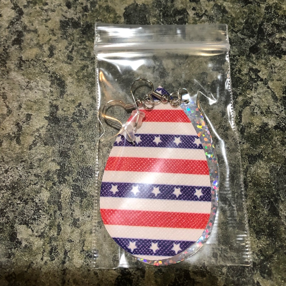 Patriotic earrings